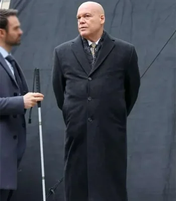 Wilson Fisk Daredevil Born Again Black Wool Coat
