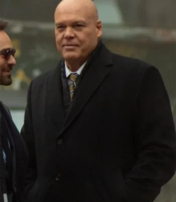 Wilson Fisk Daredevil Born Again Black Wool Coat