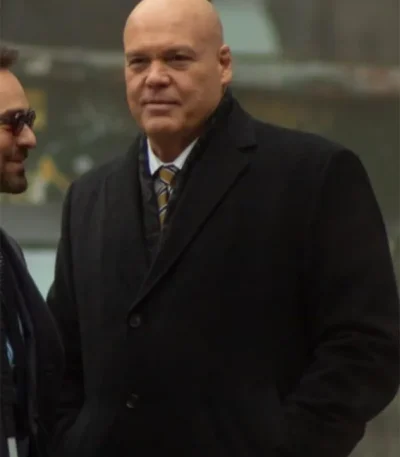 Wilson Fisk Daredevil Born Again Black Wool Coat
