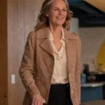 Winnie Landell Hacks S03 Brown Suede Leather Coat