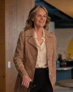 Winnie Landell Hacks S03 Brown Suede Leather Coat