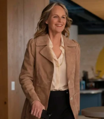 Winnie Landell Hacks S03 Brown Suede Leather Coat