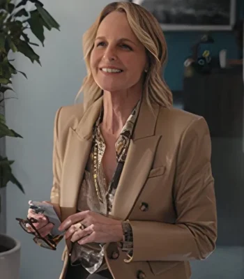 Winnie Landell Hacks S04 Brown Leather Blazer