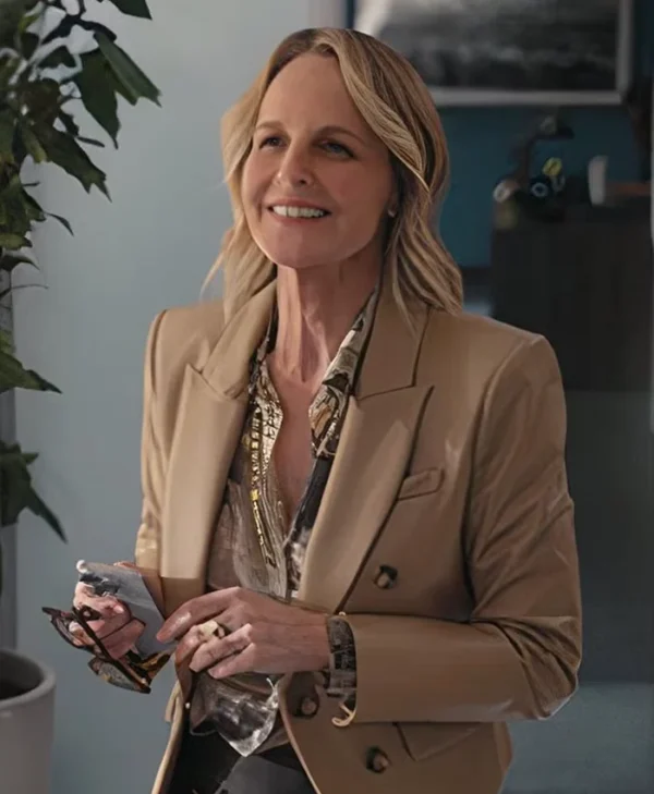 Winnie Landell Hacks S04 Brown Leather Blazer