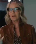 Hacks S08 Winnie Landell Brown Leather Jacket