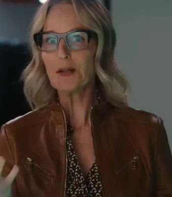 Hacks S08 Winnie Landell Brown Leather Jacket