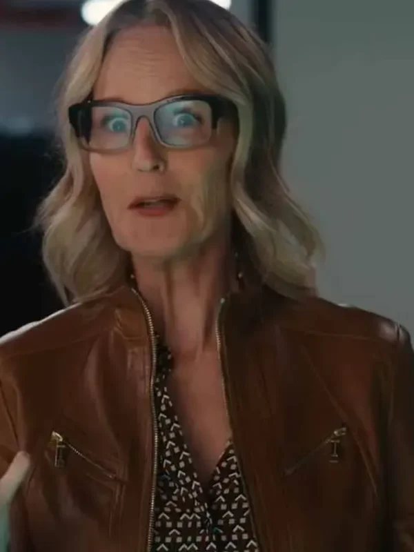 Hacks S08 Winnie Landell Brown Leather Jacket