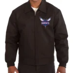 Workwear Charlotte Hornets Black Cotton Jacket