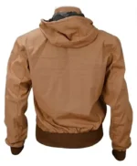 Yellowstone Kelly Reilly Brown Fur Collar Hooded Jacket