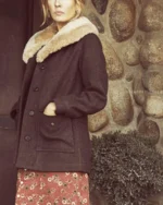 Yellowstone S02 Beth Dutton Brown Long Wool Coat