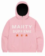 Timothée Chalamet Pink Marty Supreme Jacket