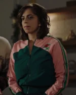 run the burbs camille pham fleece jacket