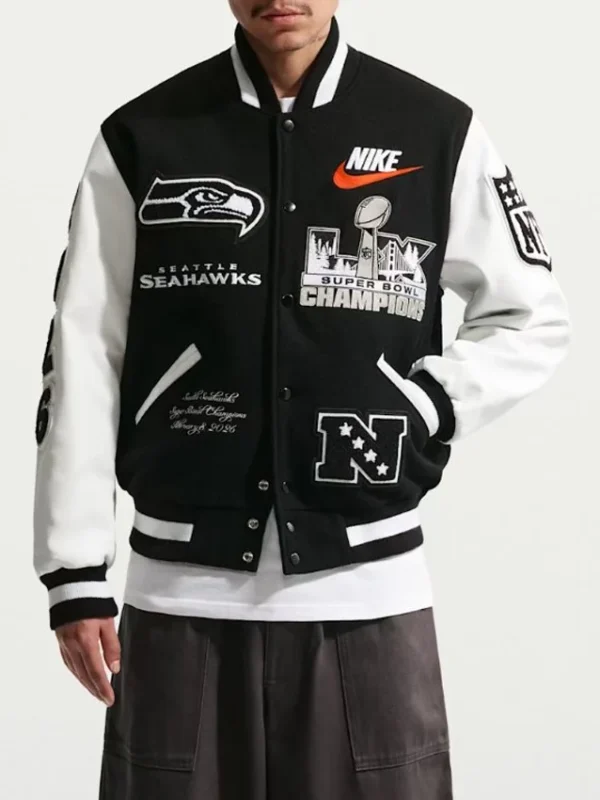 Seattle Seahawks Super Bowl LX Champions Destroyer Jacket