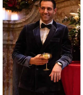 12 Dates of Christmas S02 Garrett Marcantel Velvet Blazer