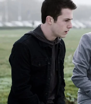 13 Reasons Why Clay Jensen Black Denim Jacket