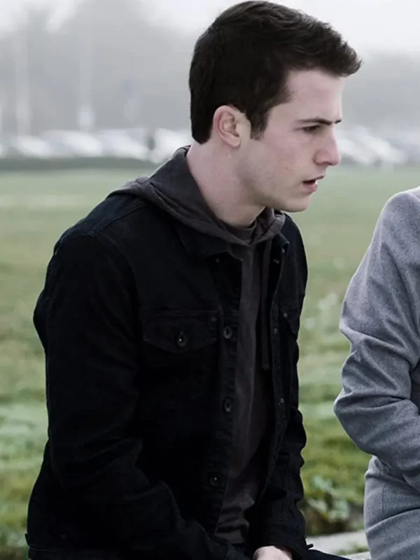 13 Reasons Why Clay Jensen Black Denim Jacket