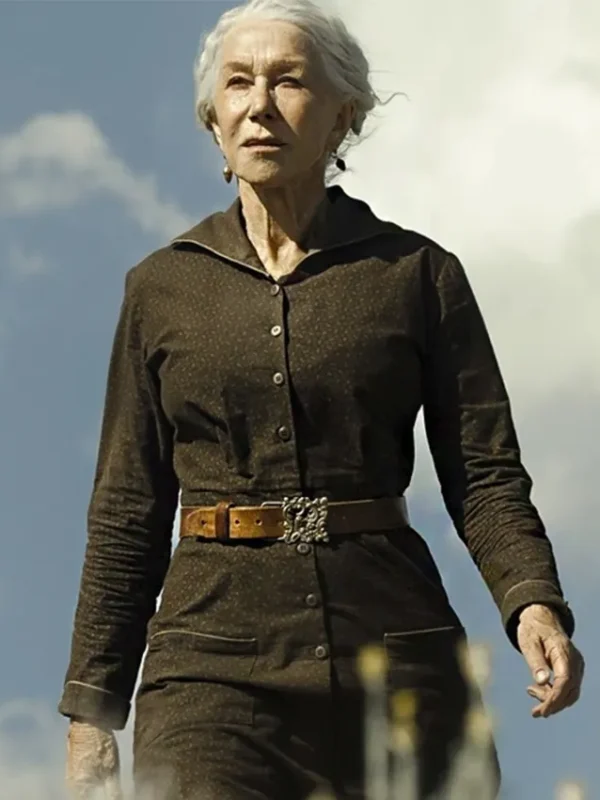 1923 Cara Dutton Brown Cotton Coat