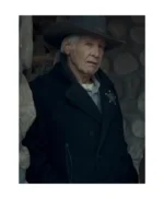 1923 Jacob Dutton Black Wool Coat