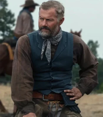 1923 James Badge Dale Blue Vest