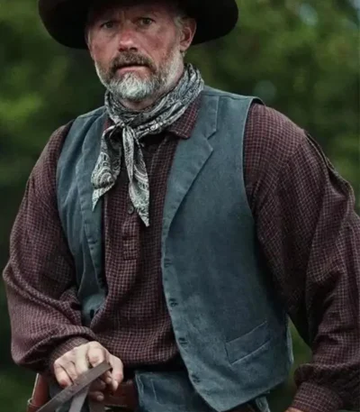 1923 James Badge Dale Blue Vest