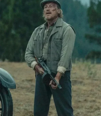 1923 TV Series Jerome Flynn Grey Vest