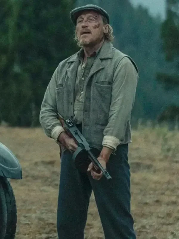 1923 TV Series Jerome Flynn Grey Vest