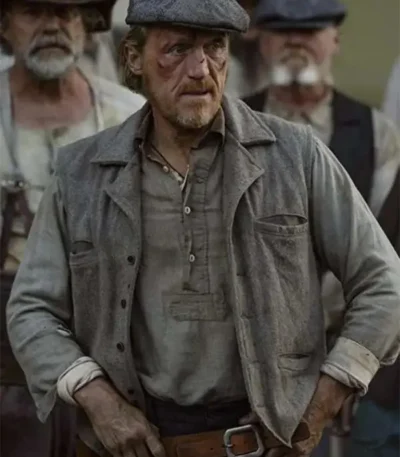 1923 TV Series Jerome Flynn Grey Vest