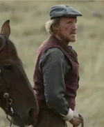 1923 TV Series Jerome Flynn Maroon Wool Vest