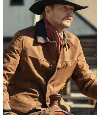1923 Zane Davis Brown Leather Jacket