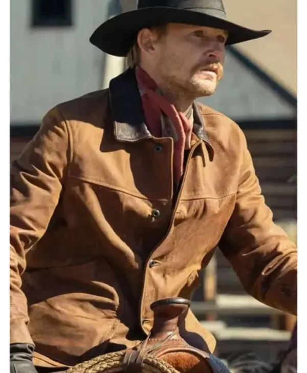 1923 Zane Davis Brown Leather Jacket