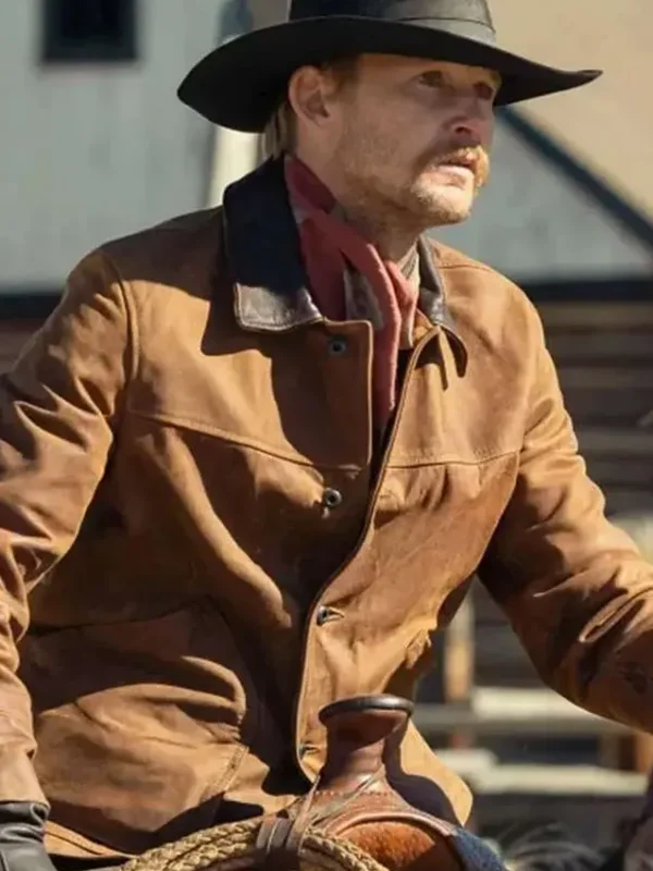 1923 Zane Davis Brown Leather Jacket