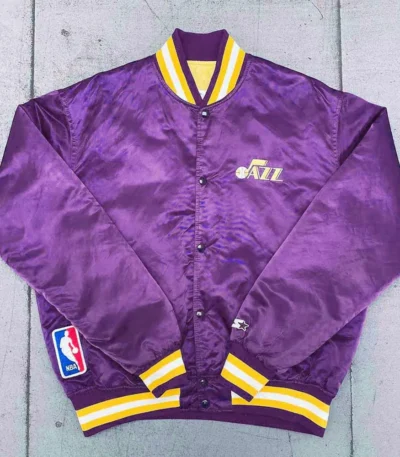 1980s Utah Jazz Purple Jacket