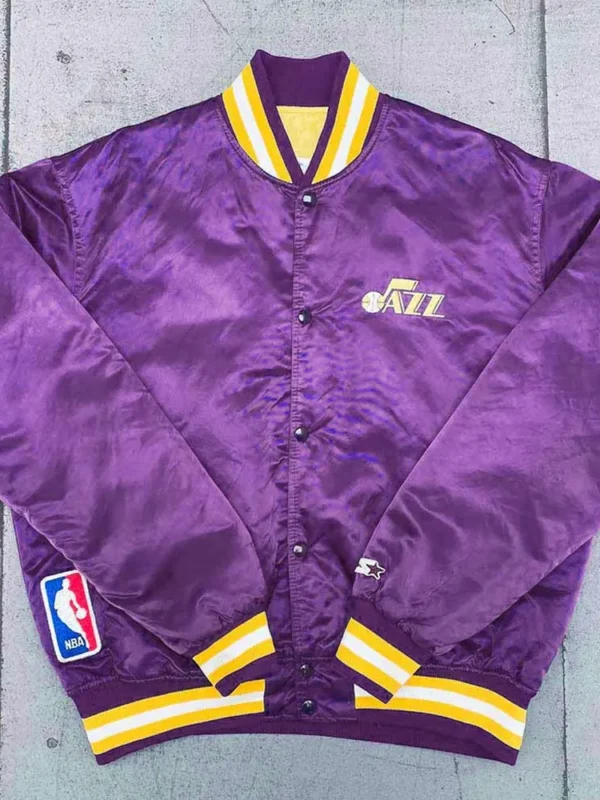 1980s Utah Jazz Purple Jacket