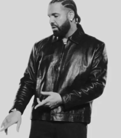 National Treasures Drake Black Leather Jacket