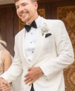 MrBeast Wedding White Blazer