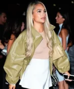 Raising Cane’s Party Brittany Brideau Leather Jacket