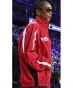 Naomi Ackie All Star Game Red Jacket