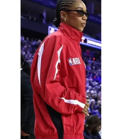 Naomi Ackie All Star Game Red Jacket