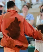 Novak Djokovic Orange Track Jacket