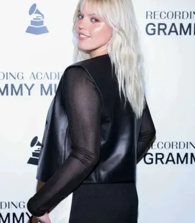The Grammy Museum Renee Rapp Leather Vest