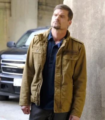 24 Legacy Thomas Locke Brown Cotton Jacket
