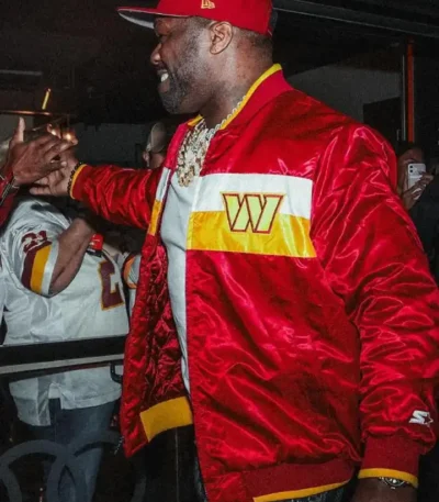 50 Cent Washington Commanders Jacket