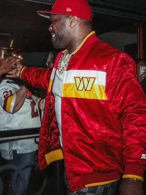 50 Cent Washington Commanders Jacket