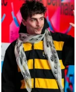 Timothee Chalamet 75th Berlinale Stripe Jacket