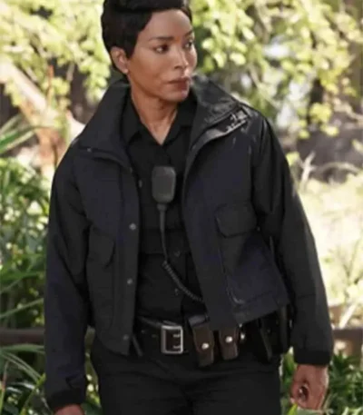 9-1-1 Angela Bassett Black Cotton Jacket
