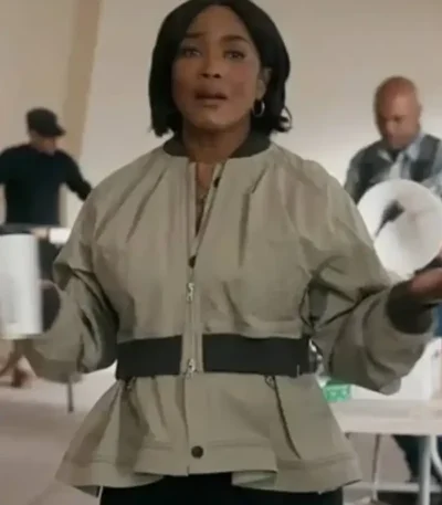 9-1-1 Athena Grant Cotton Peplum Jacket