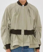 9-1-1 Athena Grant Cotton Peplum Jacket