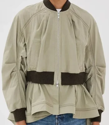9-1-1 Athena Grant Cotton Peplum Jacket