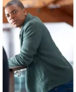 9-1-1 Elijah M. Cooper Grey Jacket