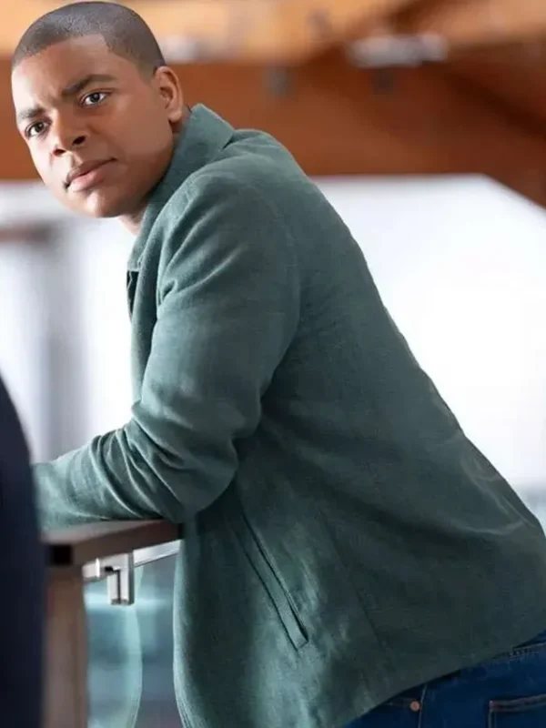 9-1-1 Elijah M. Cooper Grey Jacket
